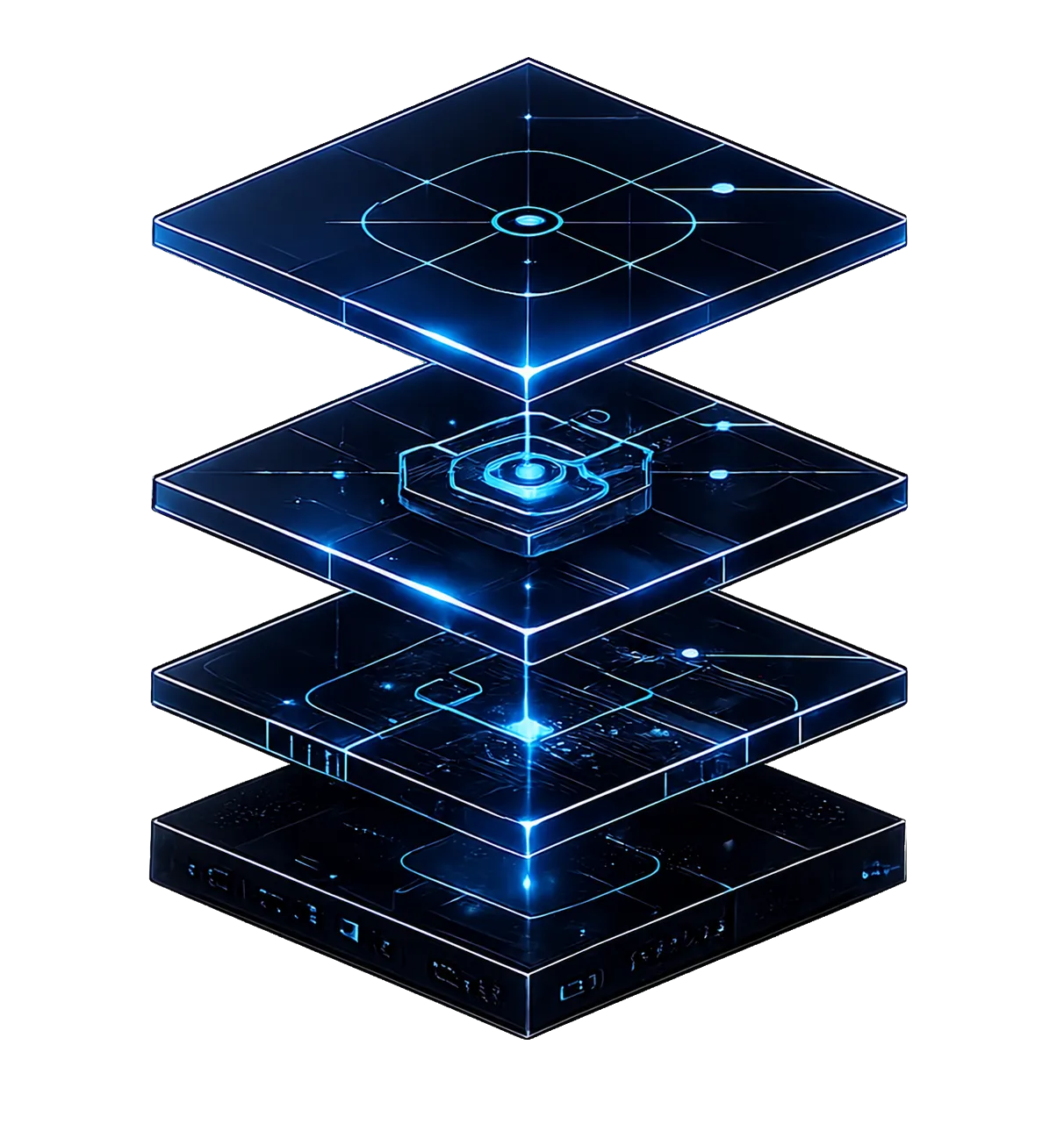 Layered systems model: User experience, Applications, Platform, Infrastructure.